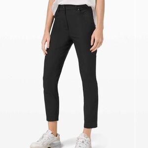Lululemon Black City Sleek 5 Pocket 7/8 Pant Sz 4